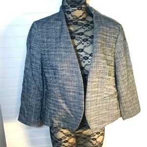 Loft Tweed Textured black and white 10P Blazer